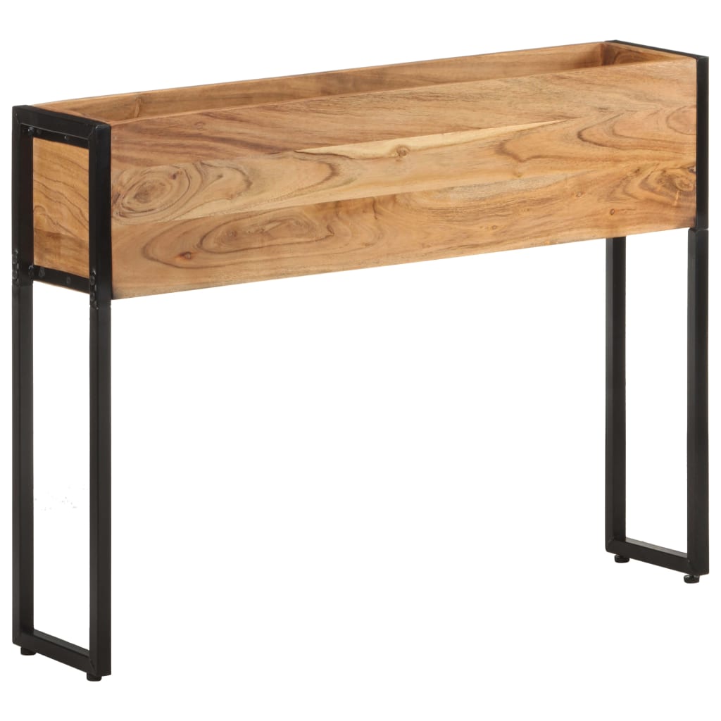 vidaXL Donica, 90x20x68 cm, lite drewno akacjowe