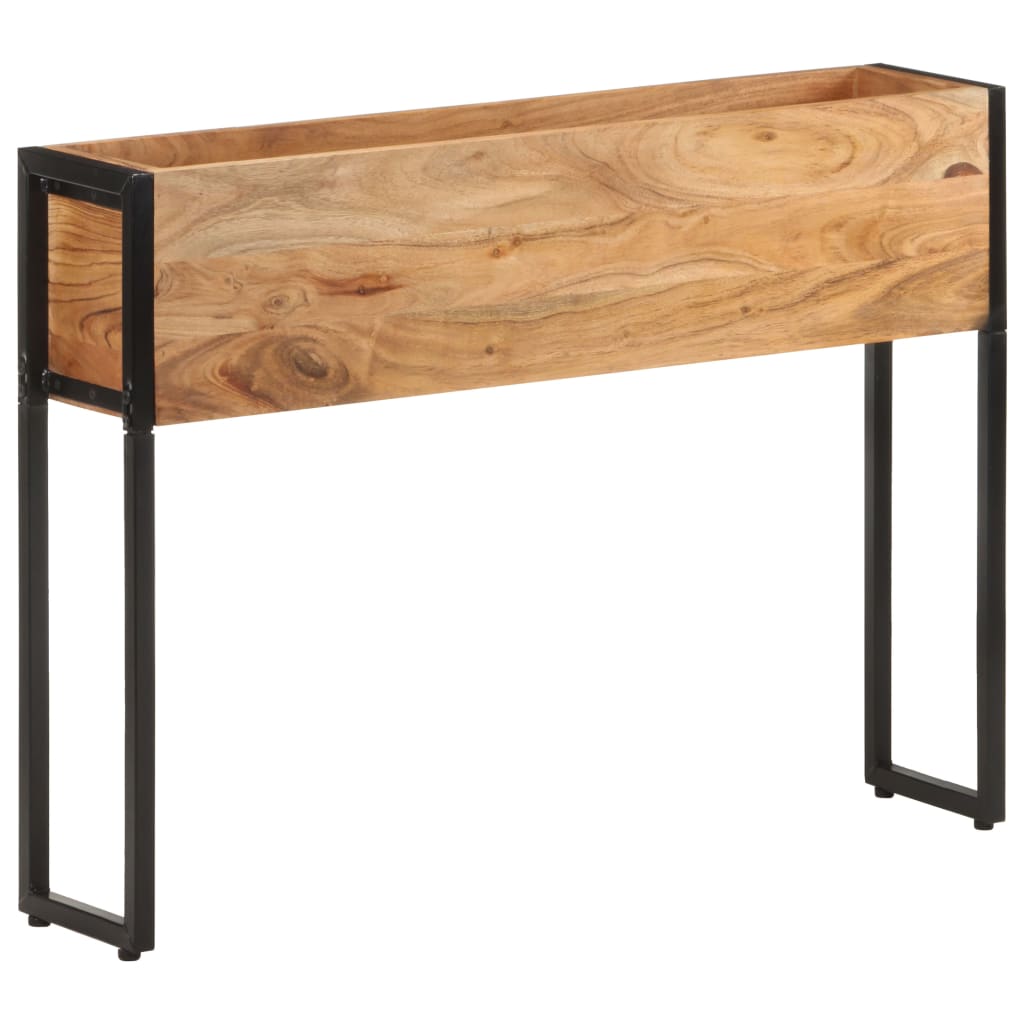 vidaXL Donica, 90x20x68 cm, lite drewno akacjowe