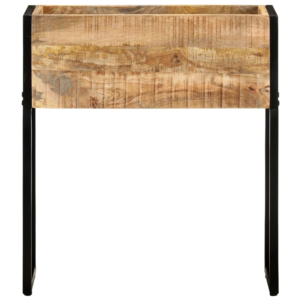vidaXL Donica, 60x20x68 cm, surowe drewno mango