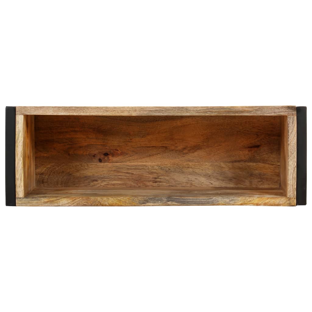 vidaXL Donica, 60x20x68 cm, surowe drewno mango