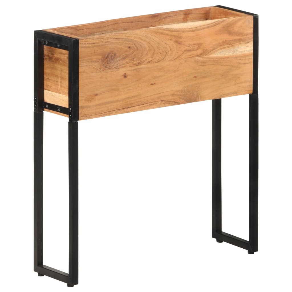 vidaXL Donica, 60x20x68 cm, lite drewno akacjowe