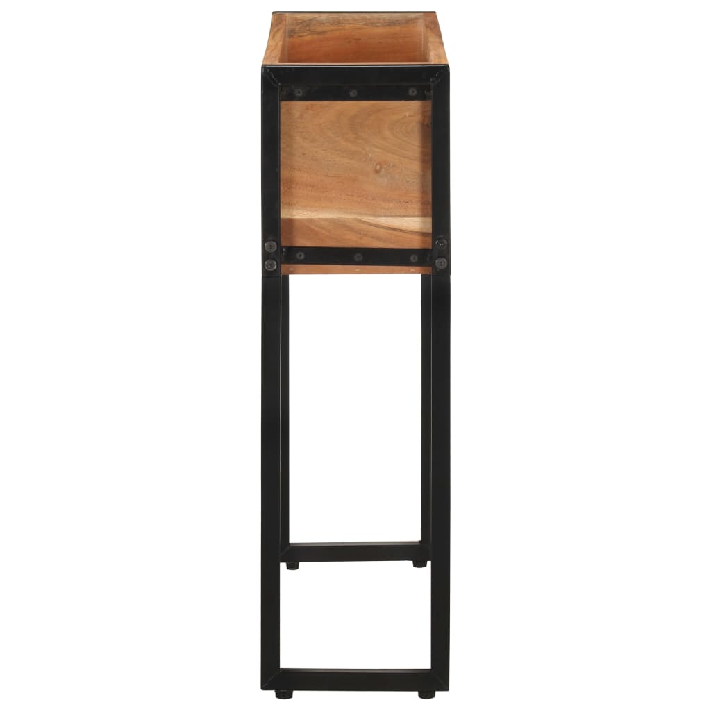 vidaXL Donica, 60x20x68 cm, lite drewno akacjowe
