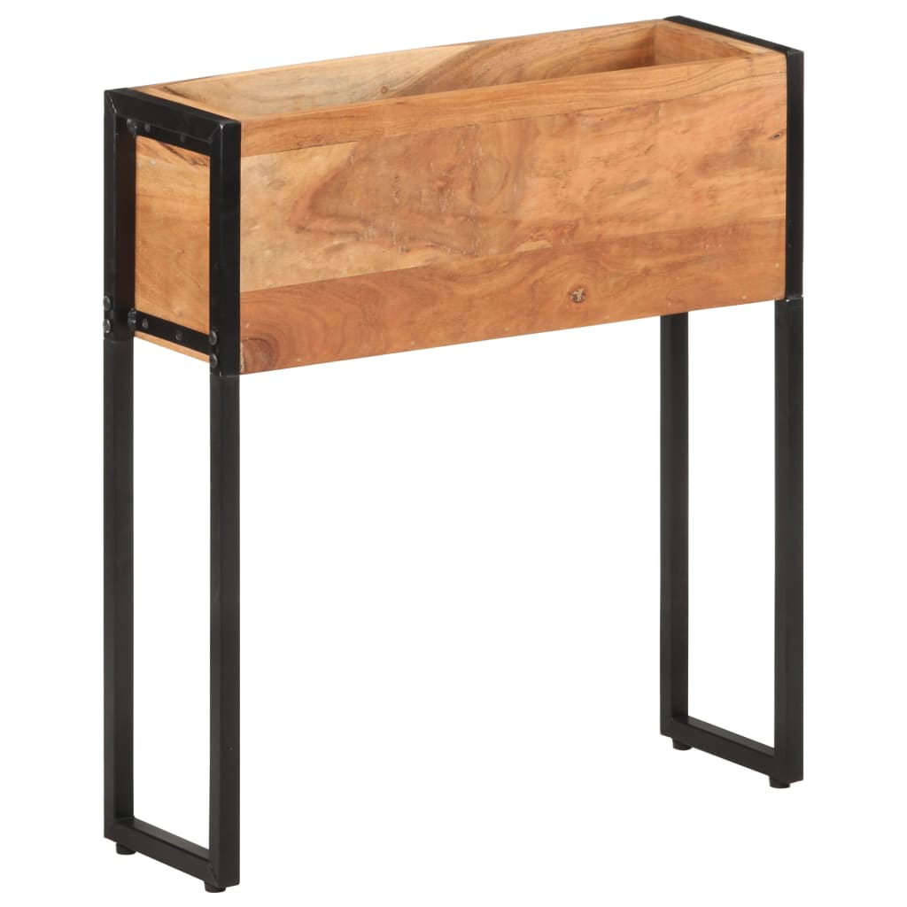 vidaXL Donica, 60x20x68 cm, lite drewno akacjowe