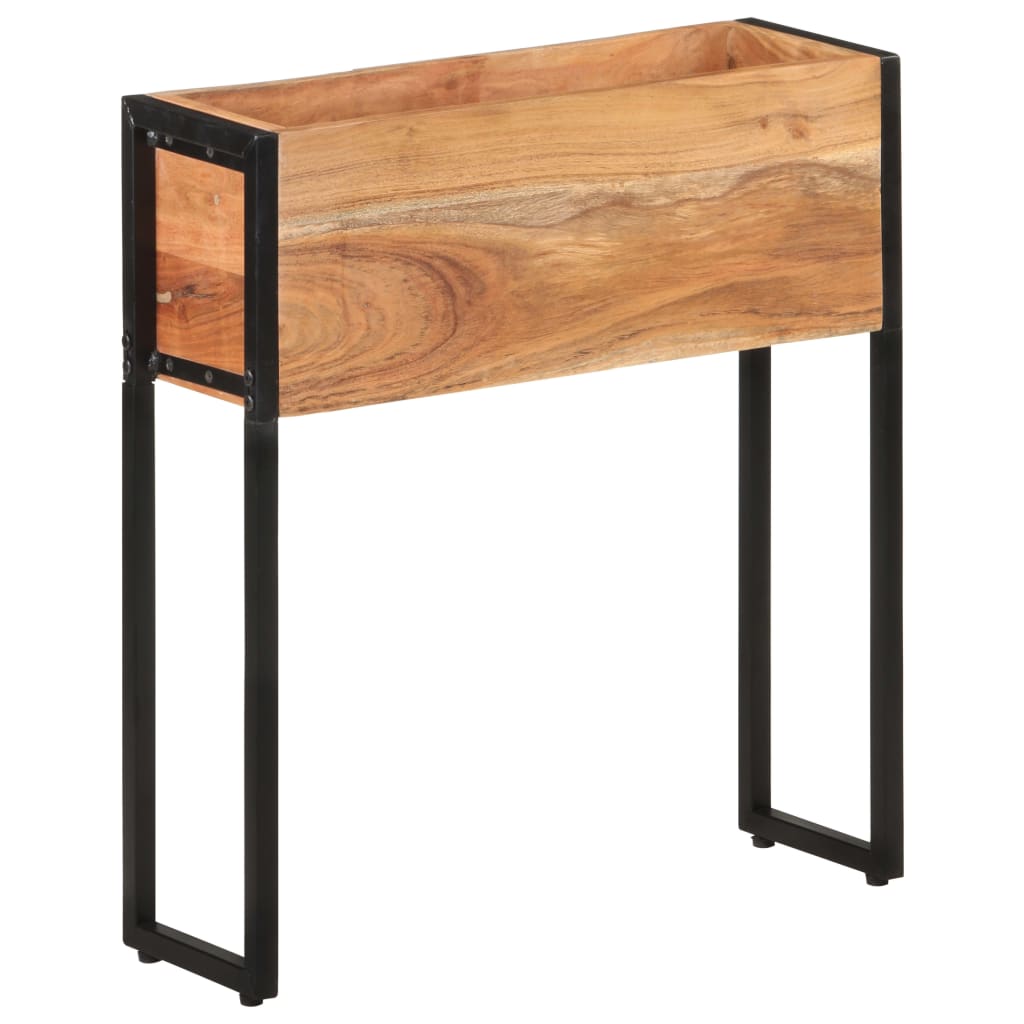 vidaXL Donica, 60x20x68 cm, lite drewno akacjowe
