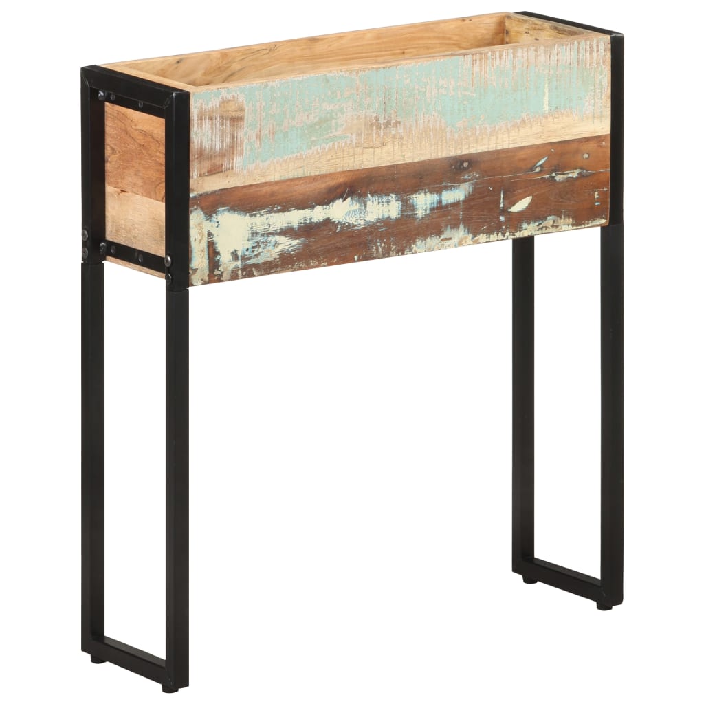 vidaXL Donica, 60x20x68 cm, lite drewno z odzysku