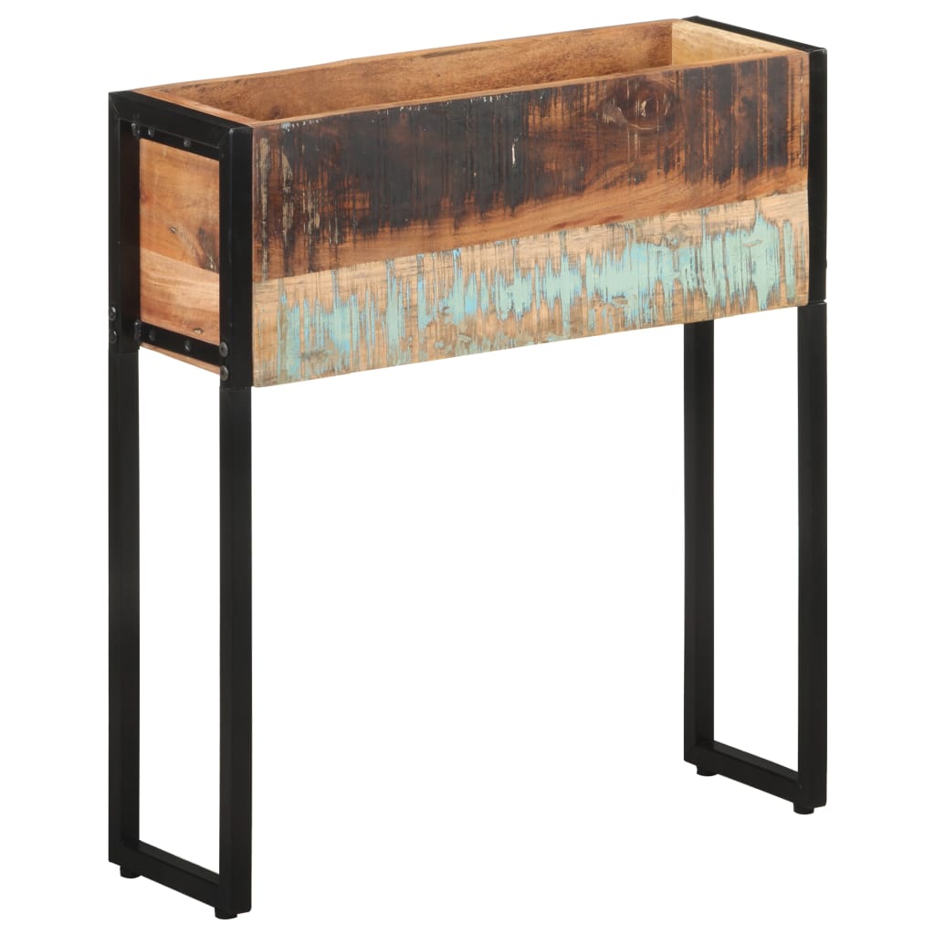 vidaXL Donica, 60x20x68 cm, lite drewno z odzysku
