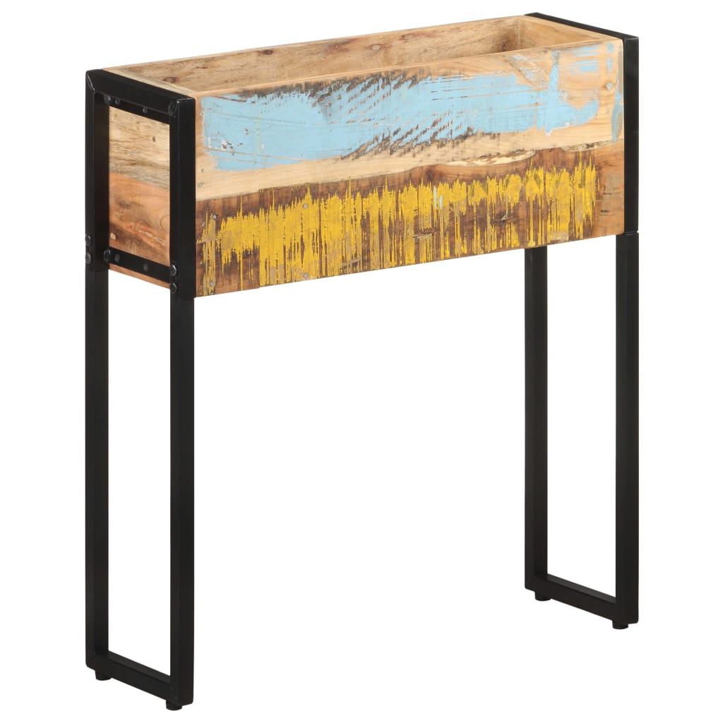 vidaXL Donica, 60x20x68 cm, lite drewno z odzysku