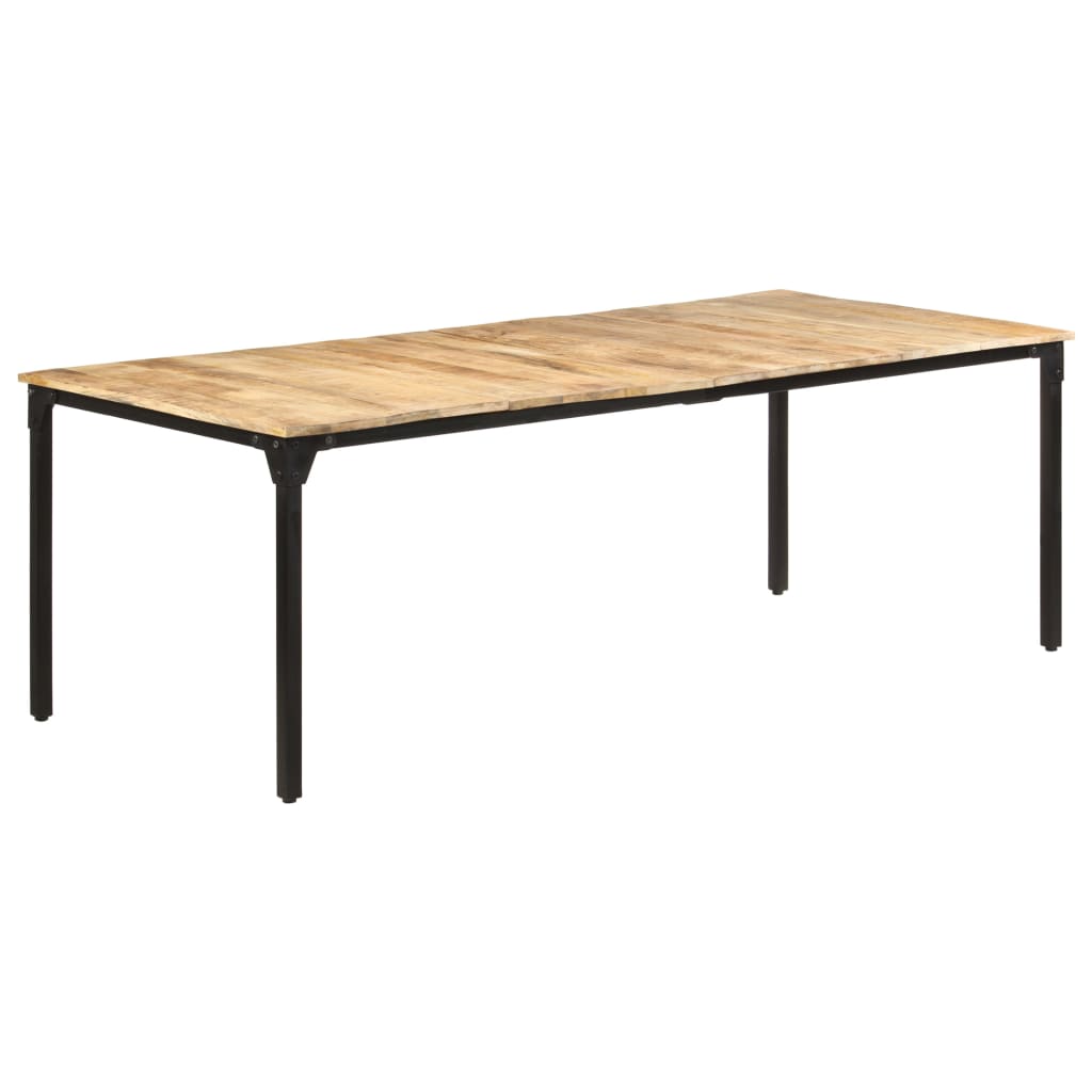 vidaXL Stół jadalniany, 220 x 100 x 76 cm, surowe drewno mango