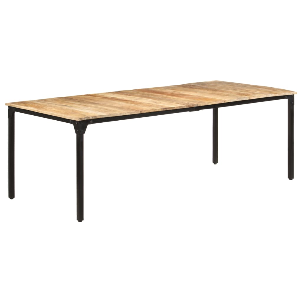 vidaXL Stół jadalniany, 220 x 100 x 76 cm, surowe drewno mango