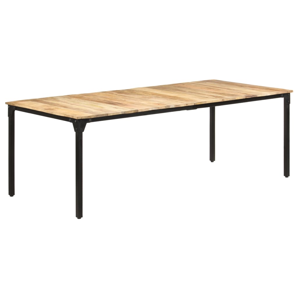 vidaXL Stół jadalniany, 220 x 100 x 76 cm, surowe drewno mango
