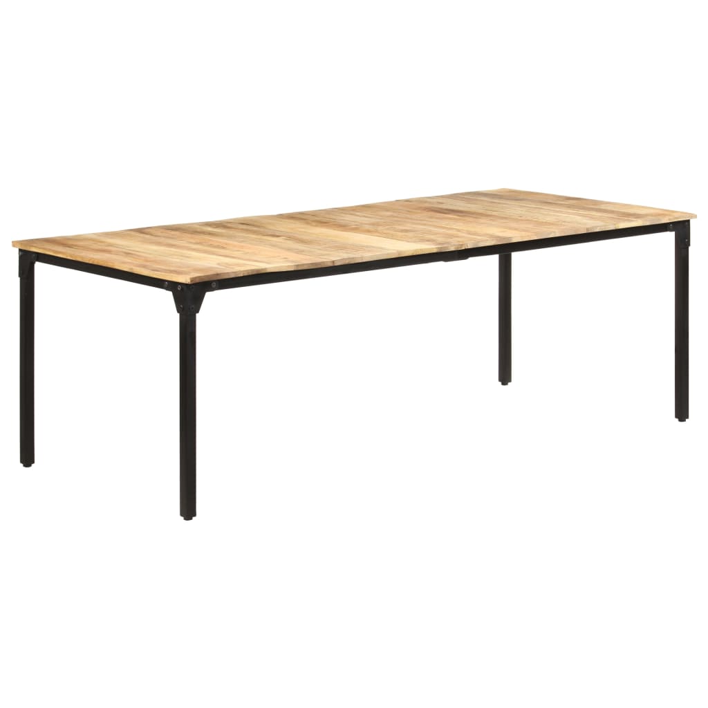 vidaXL Stół jadalniany, 220 x 100 x 76 cm, surowe drewno mango