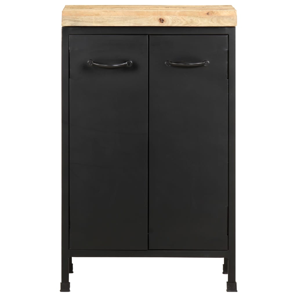 vidaXL Komoda, 47x35x76 cm, surowe drewno mango