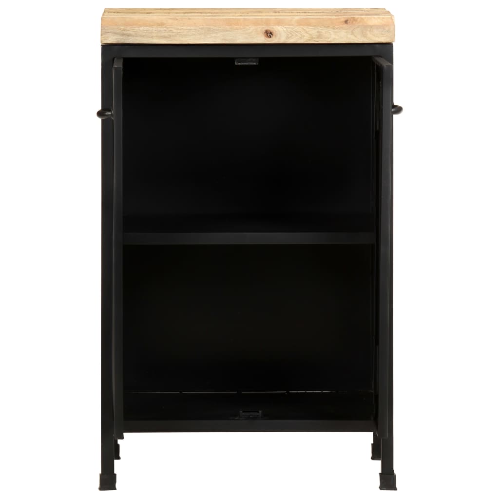 vidaXL Komoda, 47x35x76 cm, surowe drewno mango