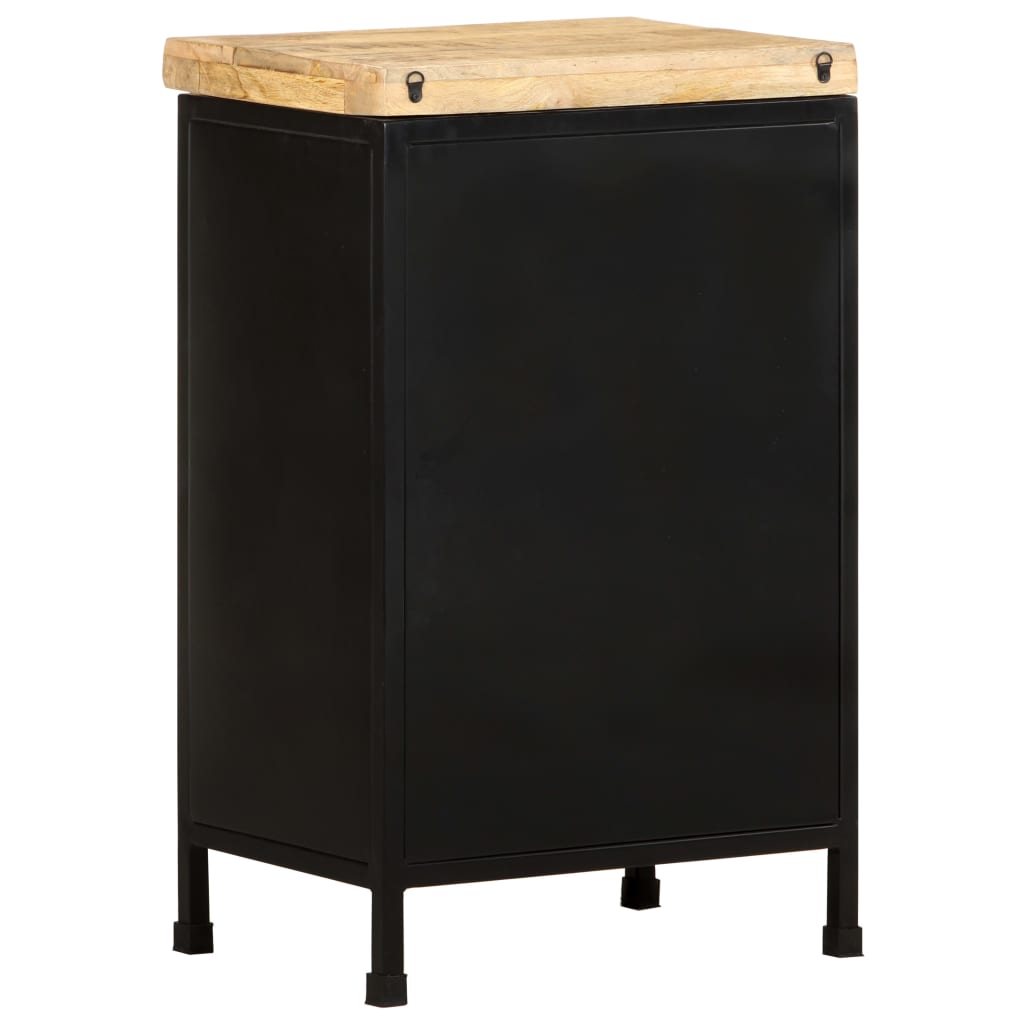 vidaXL Komoda, 47x35x76 cm, surowe drewno mango
