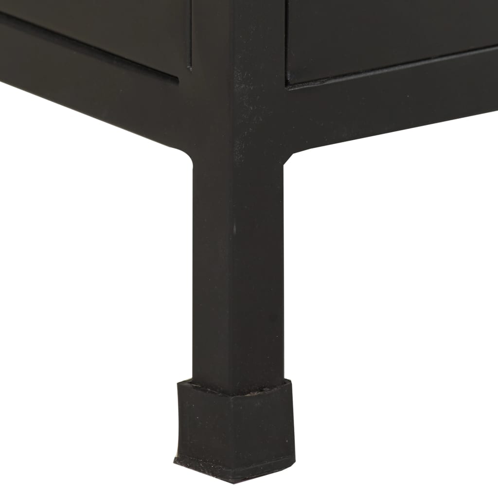 vidaXL Komoda, 47x35x76 cm, surowe drewno mango
