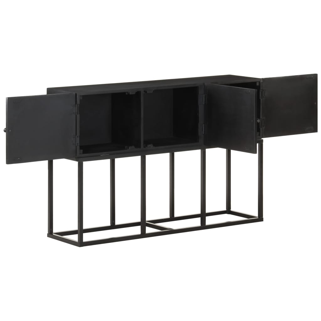 vidaXL Szafka, 115 x 30 x 76 cm, lite drewno mango