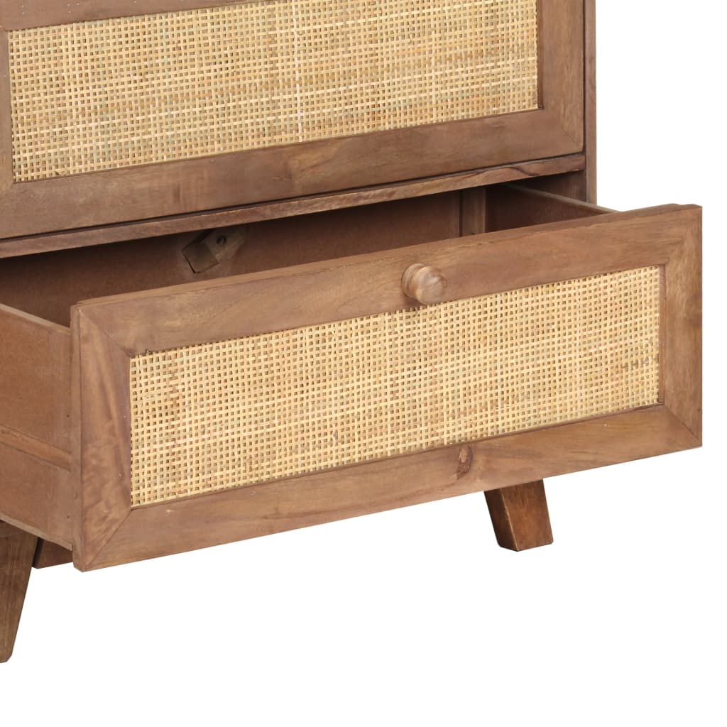 vidaXL Komoda, 61x35x76 cm, lite drewno mango