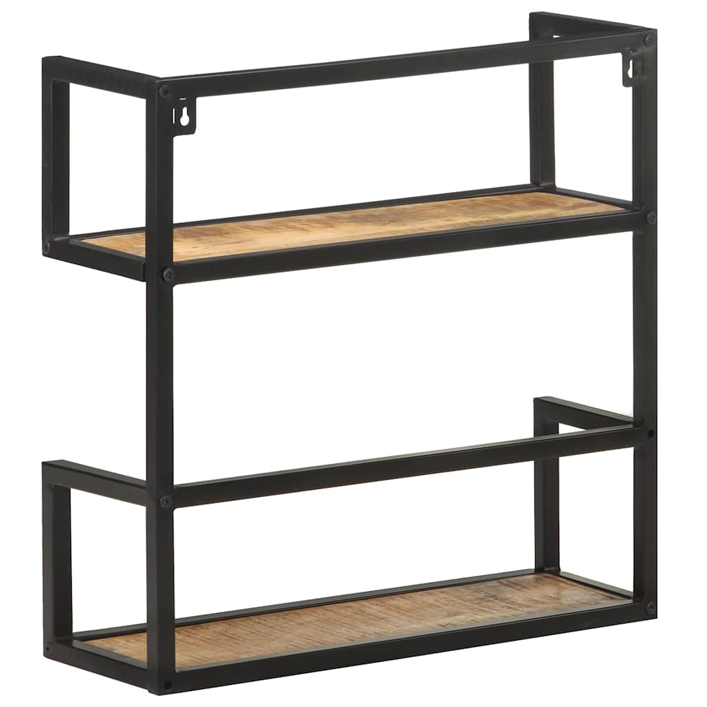 vidaXL Półka ścienna, 60x20x60 cm, surowe drewno mango