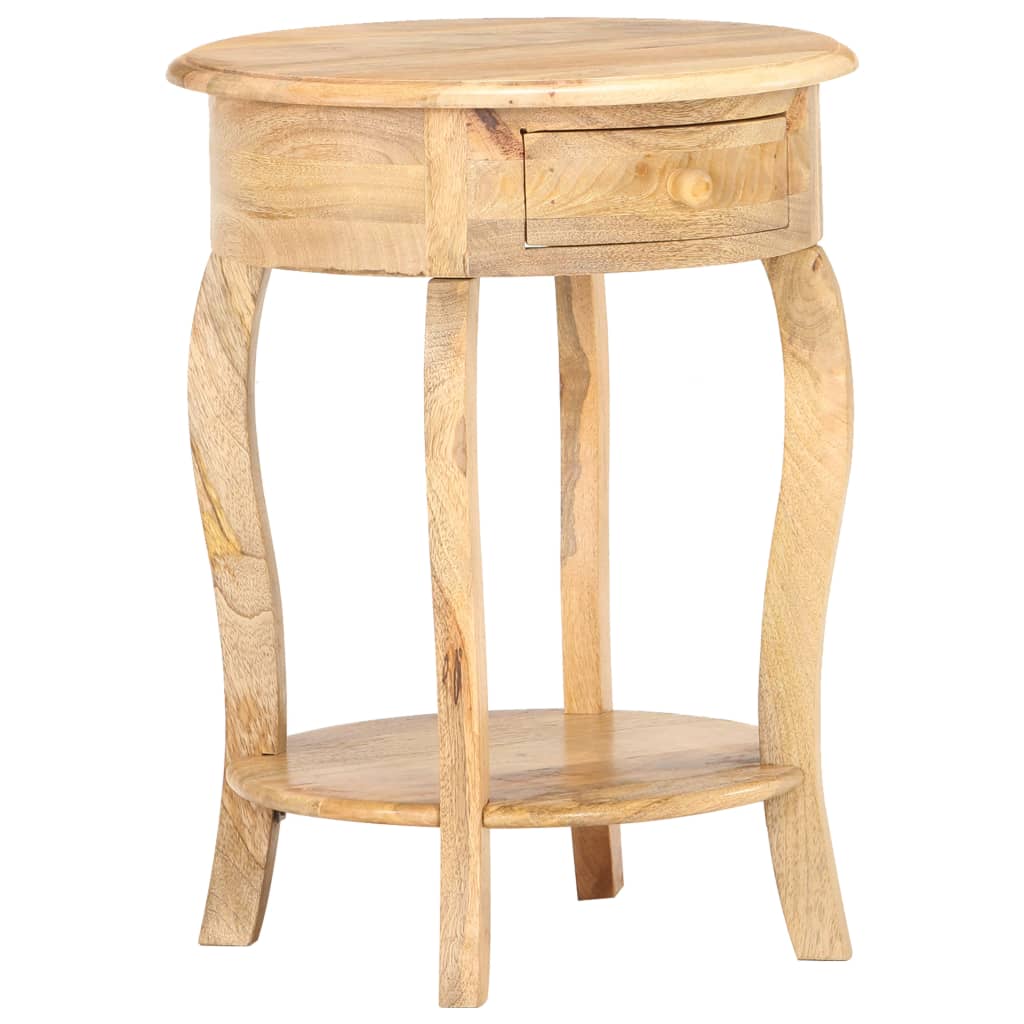 vidaXL Stolik boczny, 37x37x61 cm, lite drewno mango