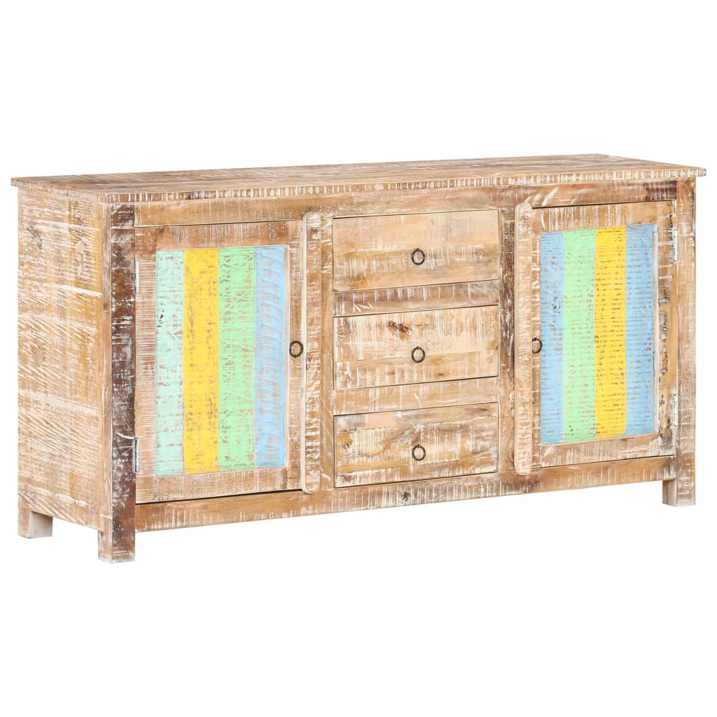 vidaXL Komoda, 151x40x75 cm, surowe drewno akacjowe