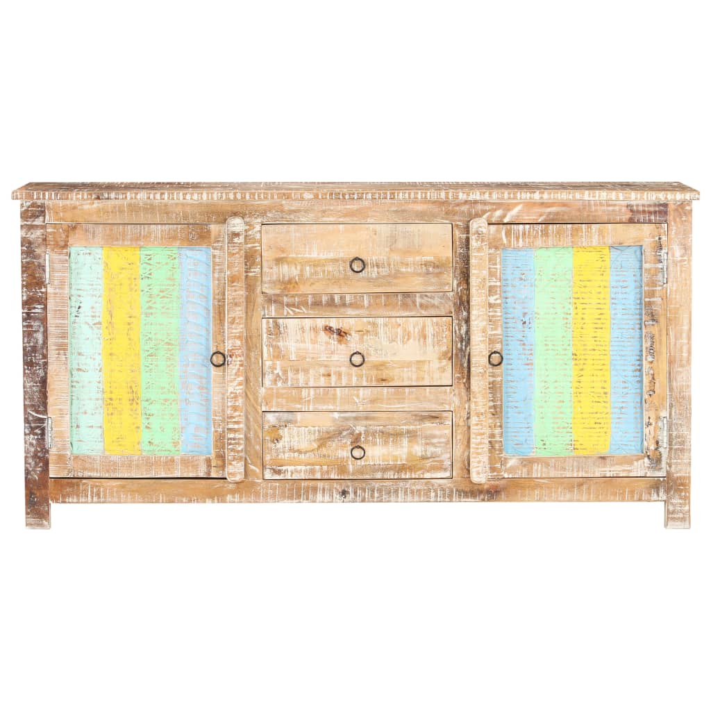 vidaXL Komoda, 151x40x75 cm, surowe drewno akacjowe