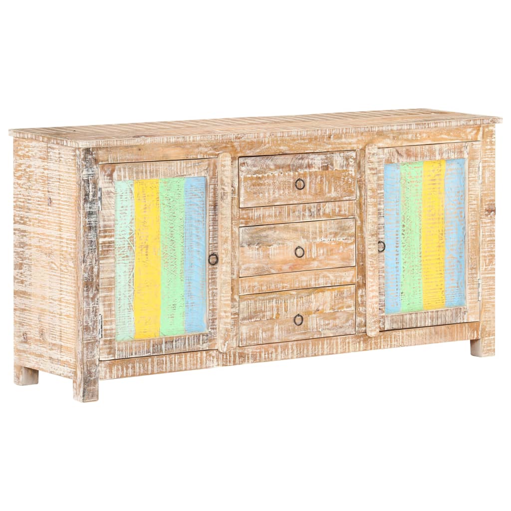 vidaXL Komoda, 151x40x75 cm, surowe drewno akacjowe