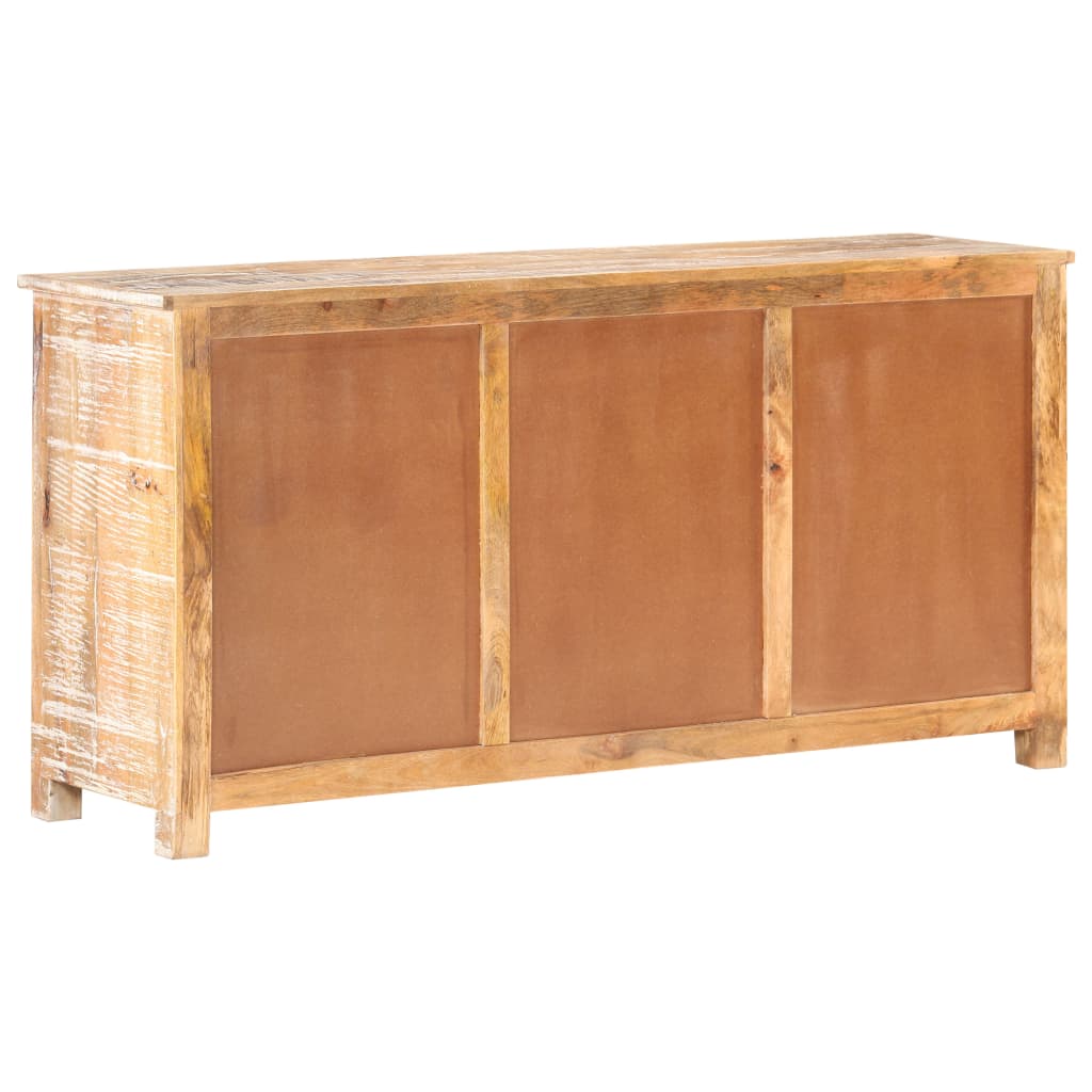vidaXL Komoda, 151x40x75 cm, surowe drewno akacjowe