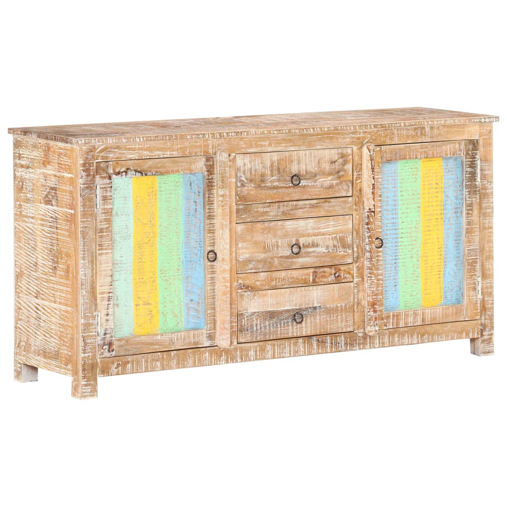 vidaXL Komoda, 151x40x75 cm, surowe drewno akacjowe