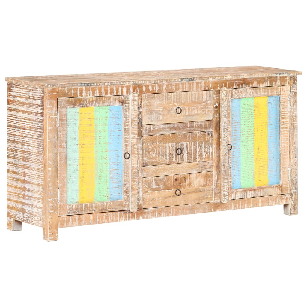 vidaXL Komoda, 151x40x75 cm, surowe drewno akacjowe