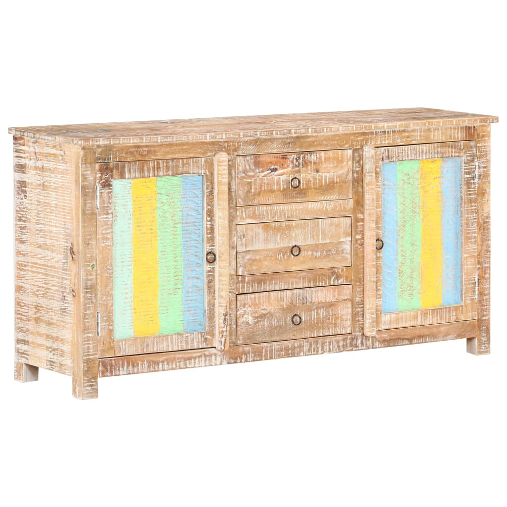 vidaXL Komoda, 151x40x75 cm, surowe drewno akacjowe