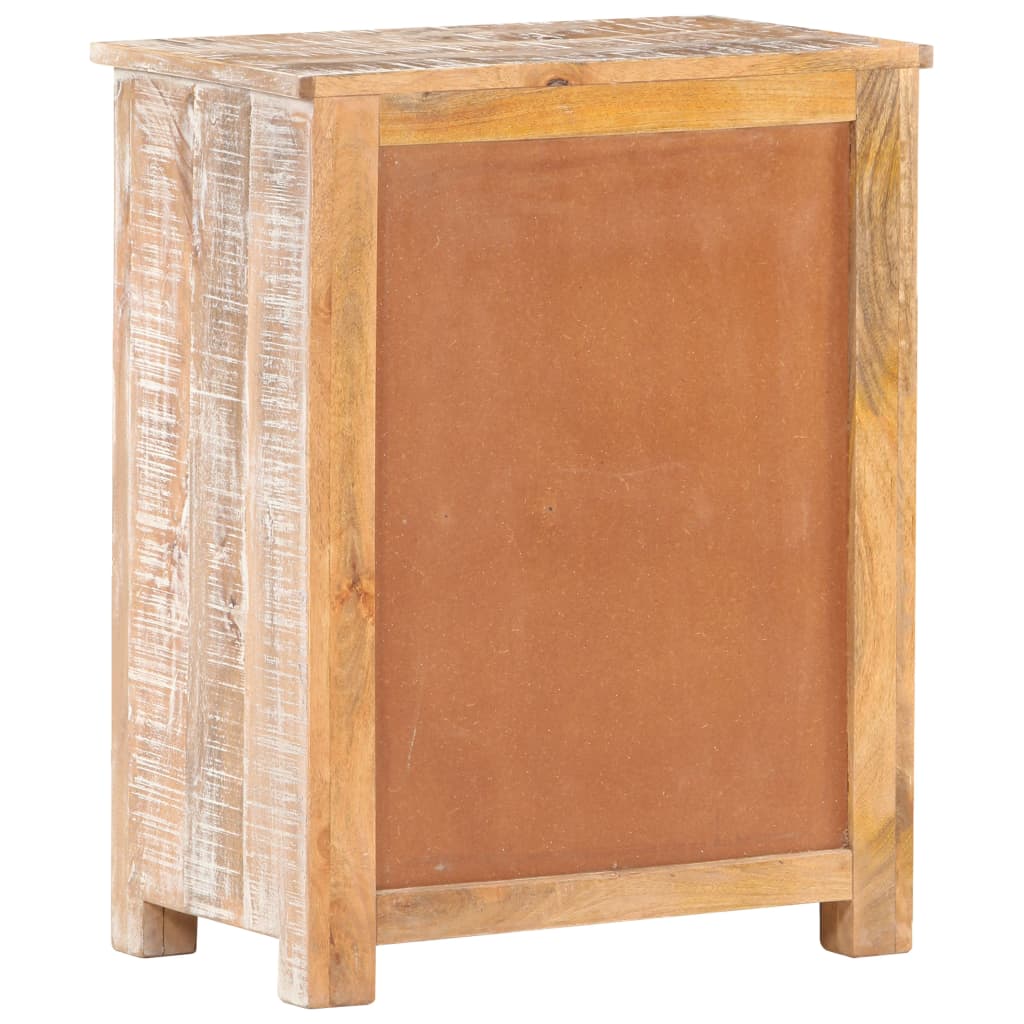 vidaXL Szafka, 61x35x76 cm, surowe drewno akacjowe