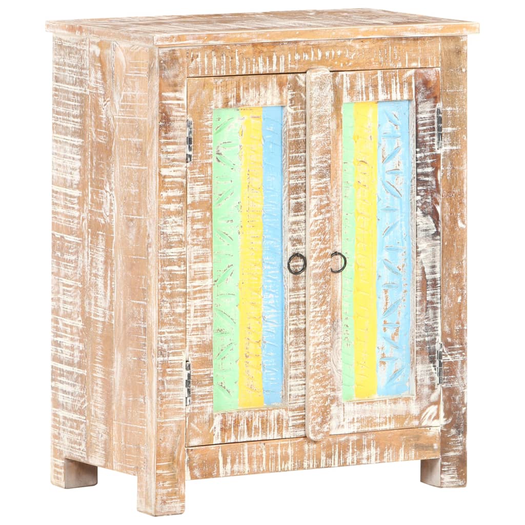 vidaXL Szafka, 61x35x76 cm, surowe drewno akacjowe