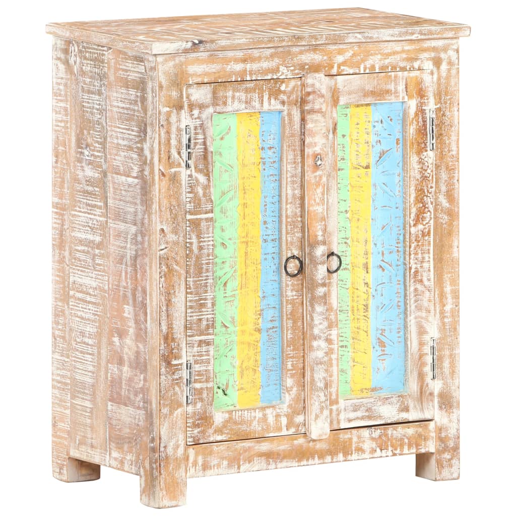 vidaXL Szafka, 61x35x76 cm, surowe drewno akacjowe