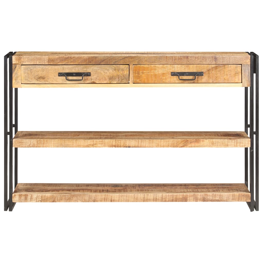 vidaXL Szafka, 120x30x75 cm, lite, surowe drewno mango