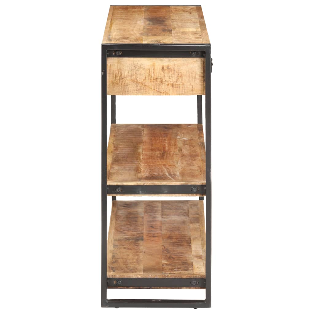 vidaXL Szafka, 120x30x75 cm, lite, surowe drewno mango