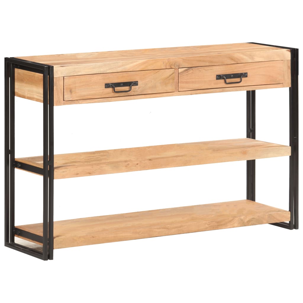 vidaXL Szafka, 120x30x75 cm, lite drewno akacjowe