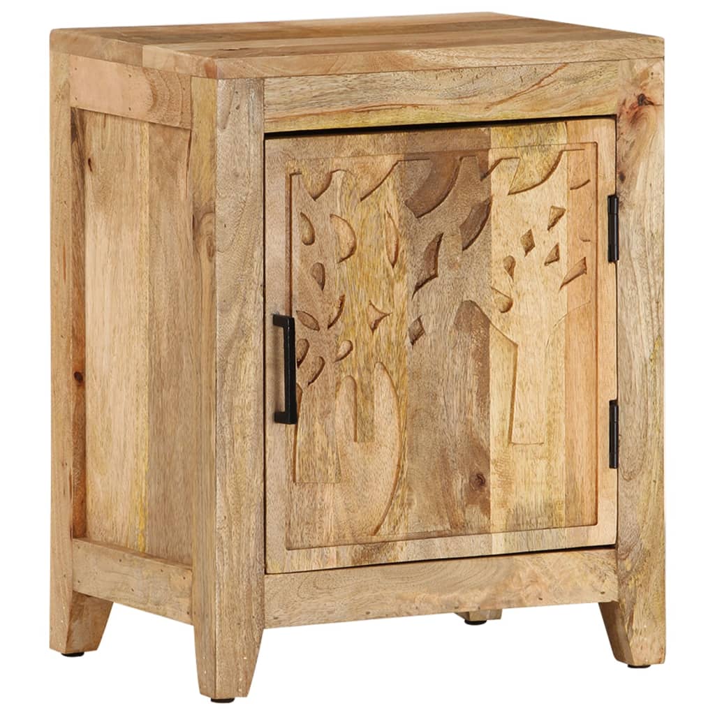 vidaXL Szafka nocna, 40x30x50 cm, lite drewno mango