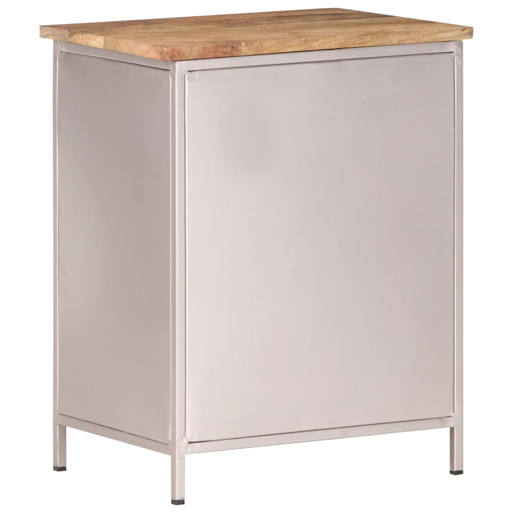 vidaXL Szafka nocna, 40x30x50 cm, surowe drewno mango