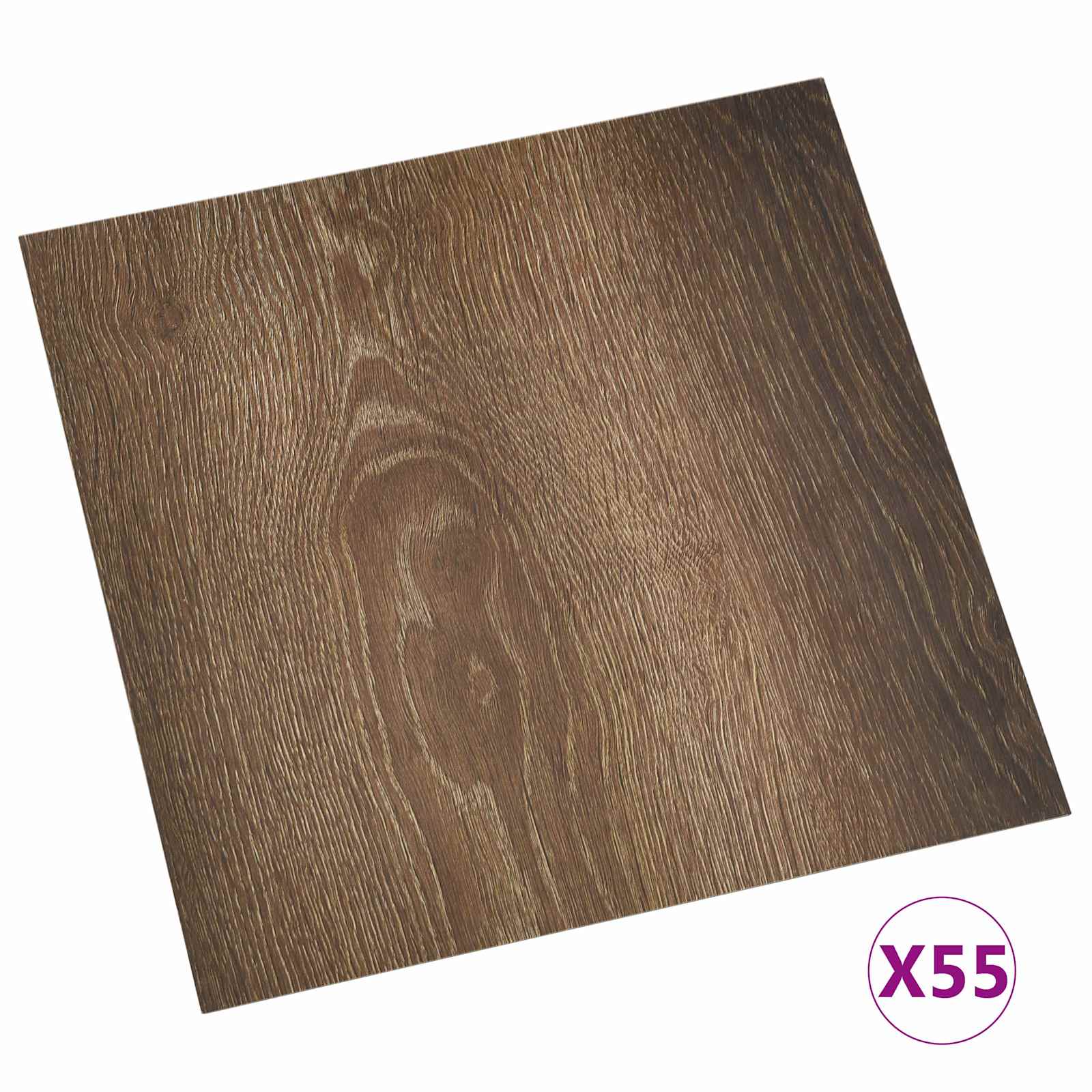 vidaXL Deski podłogowe 5,11 m² 55 pcs PVC stare drewno