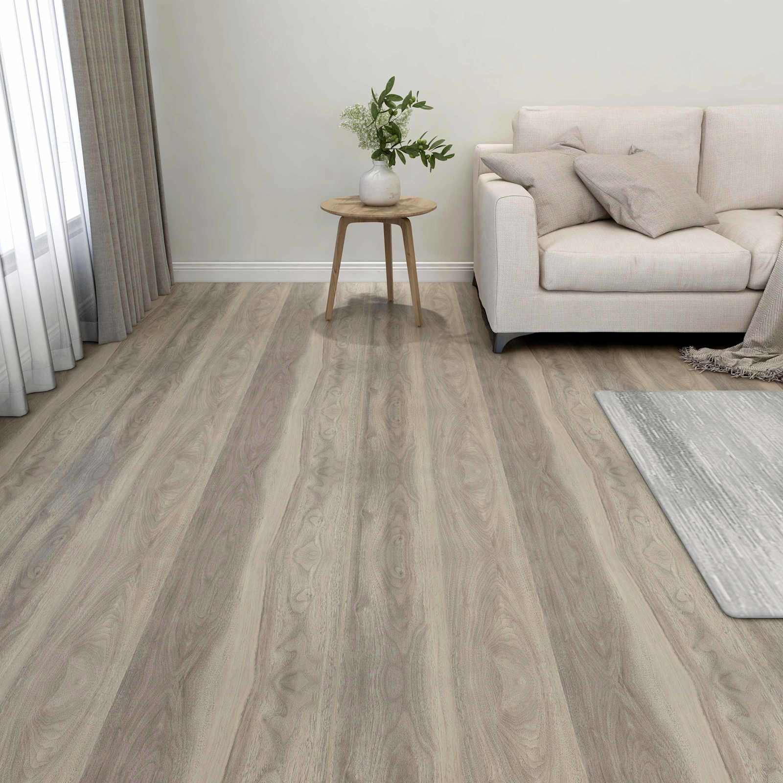 vidaXL Deski podłogowe 5,11 m² 55 pcs PVC Kolor drewna