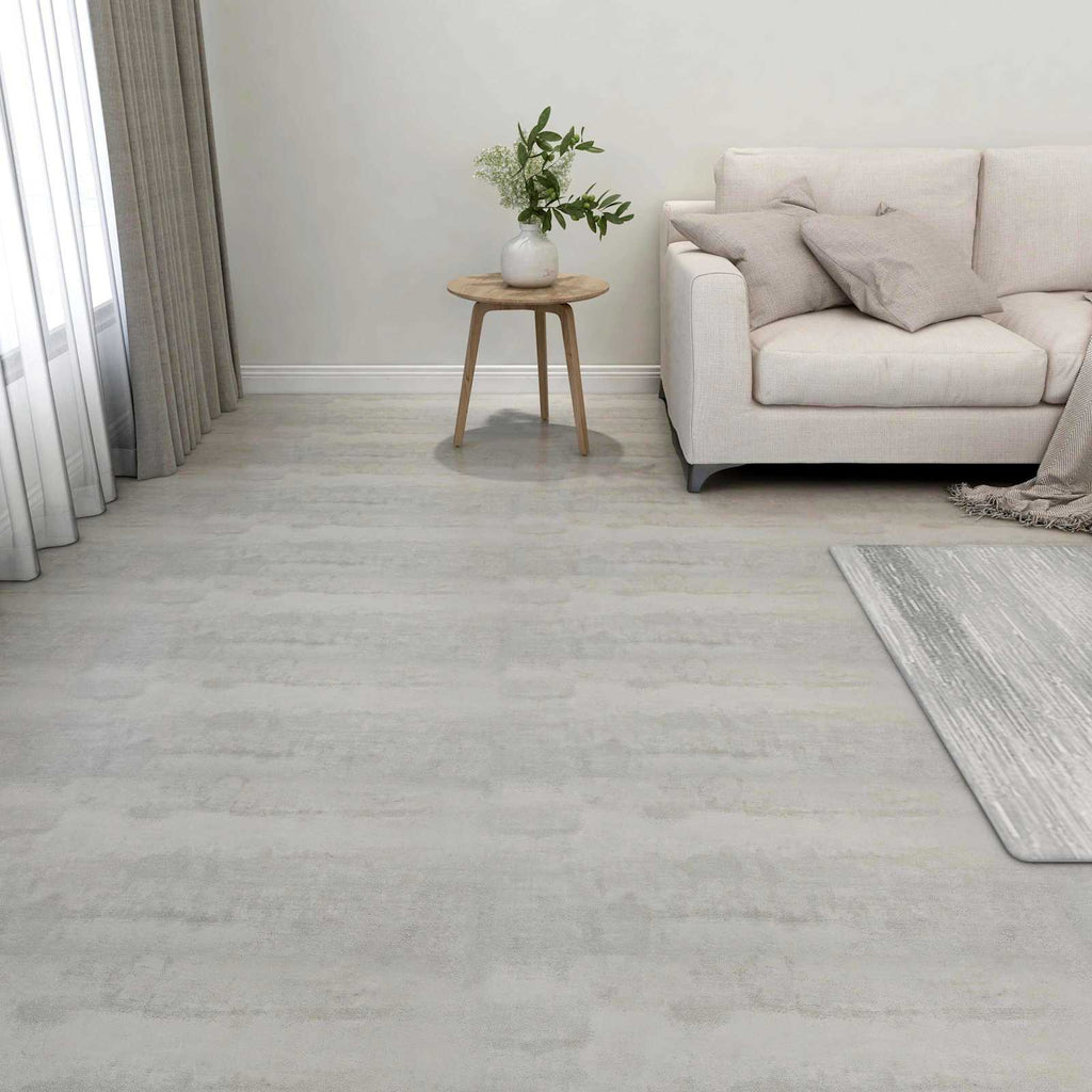 vidaXL Deski podłogowe 5,11 m² 55 pcs PVC Szary i Jasnoszary