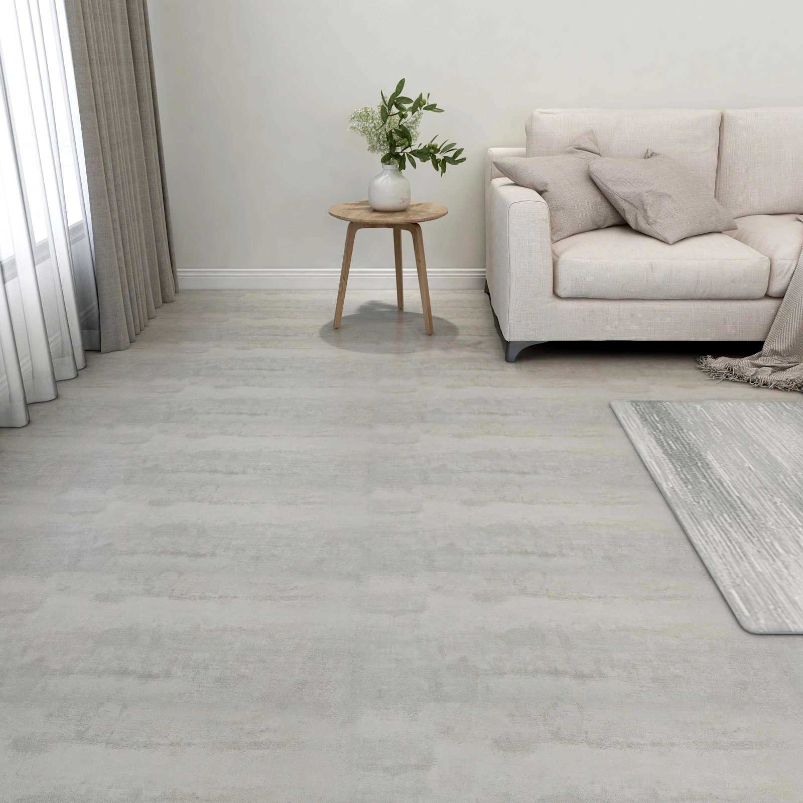 vidaXL Deski podłogowe 5,11 m² 55 pcs PVC Szary i Jasnoszary