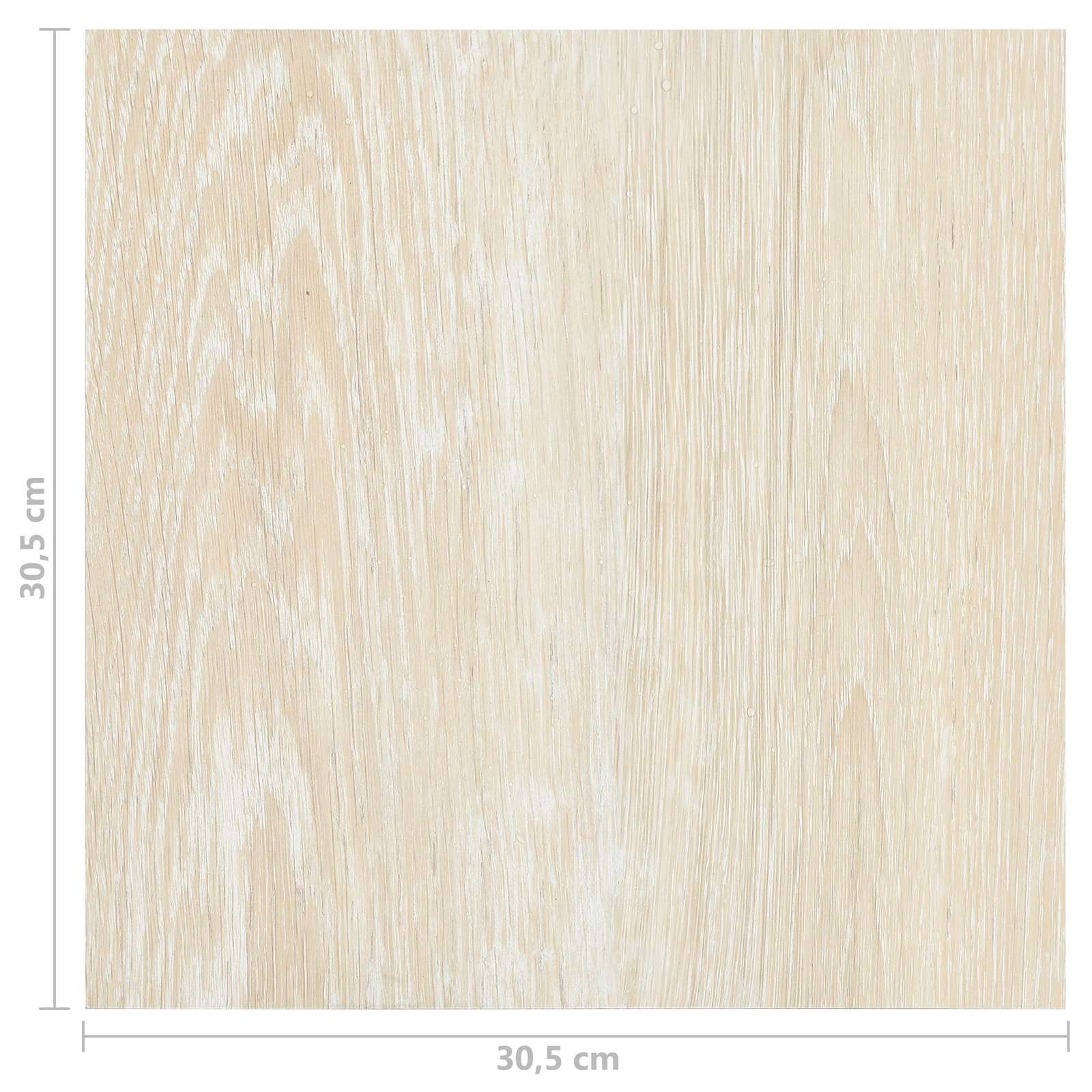 vidaXL Deski podłogowe 5,11 m² 55 pcs PVC Biały i Beżowy