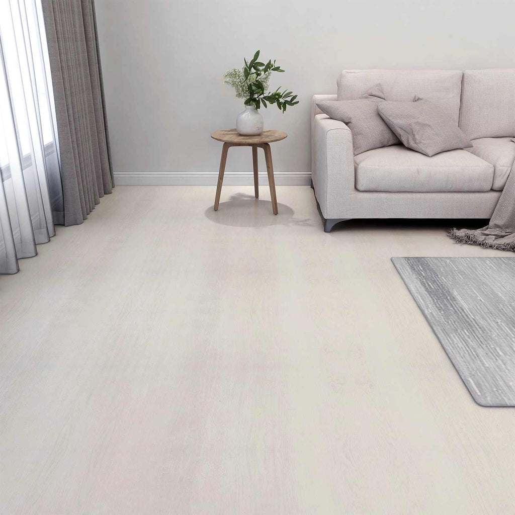 vidaXL Deski podłogowe 5,11 m² 55 pcs PVC Jasny beż