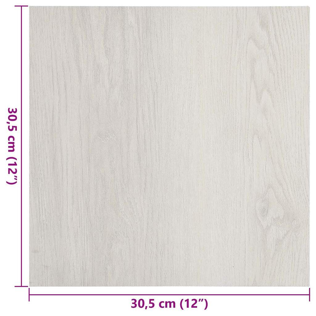 vidaXL Deski podłogowe 5,11 m² 55 pcs PVC Jasny beż