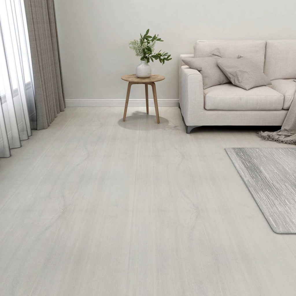 vidaXL Deski podłogowe 55 pcs Kremowy 5,11 m² PVC
