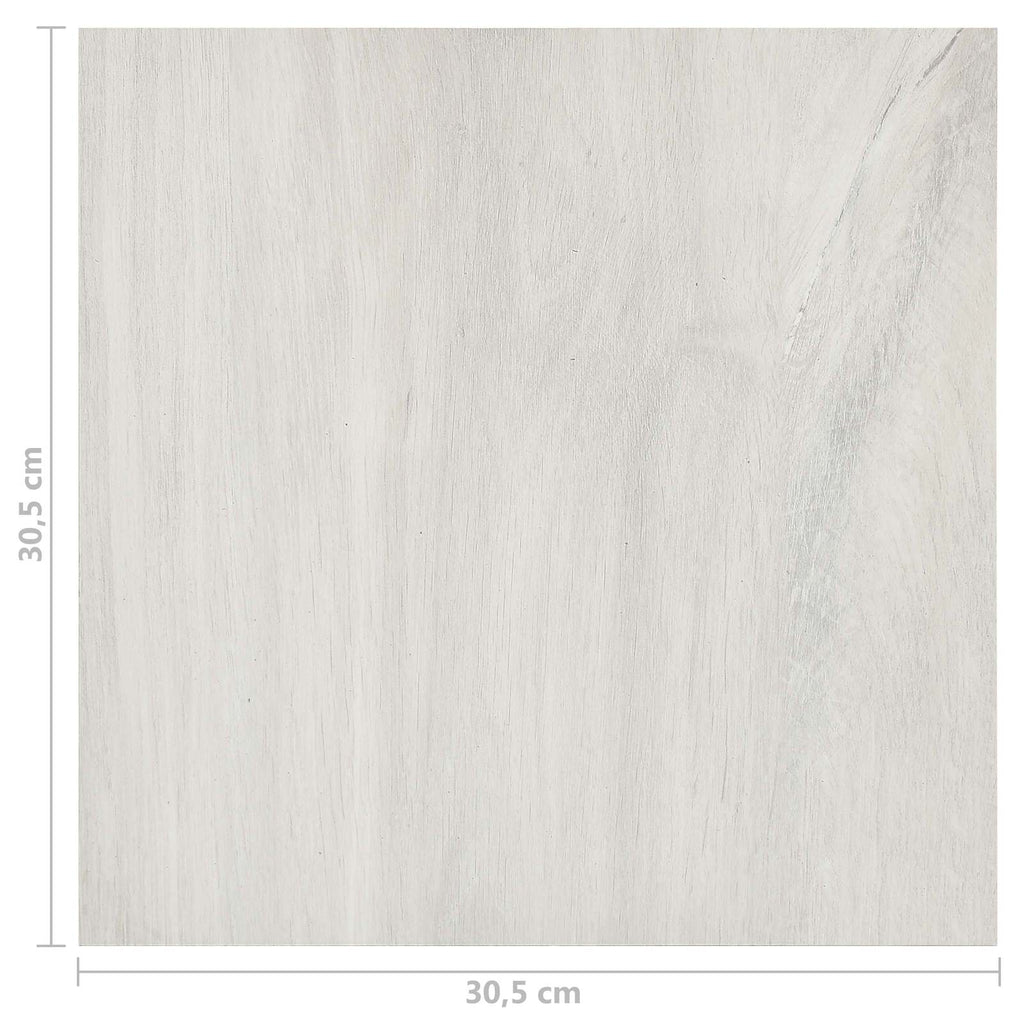 vidaXL Deski podłogowe 55 pcs Kremowy 5,11 m² PVC