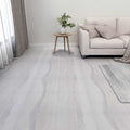vidaXL Deski podłogowe 5,11 m² 55 pcs PVC Biały i jasnoszary