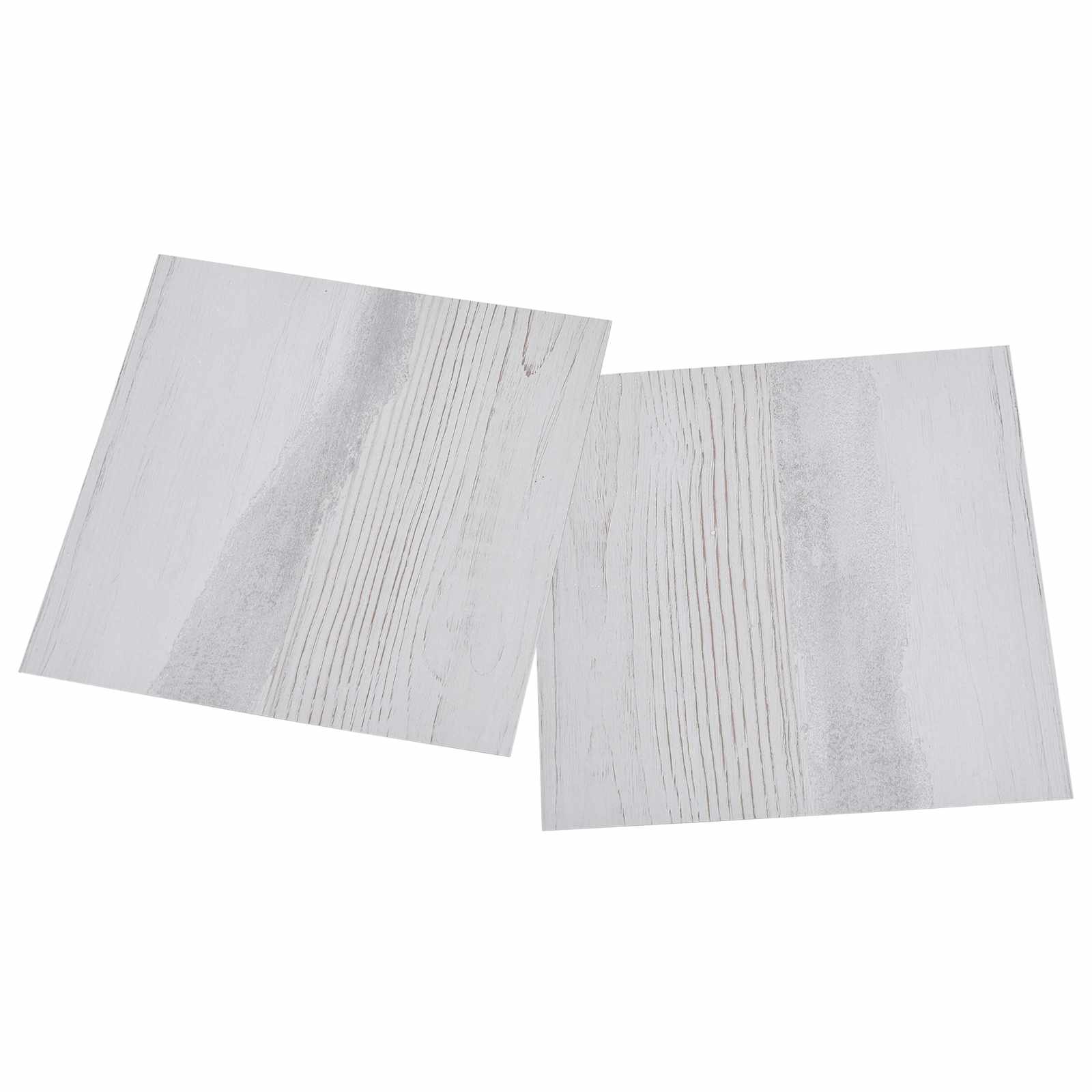 vidaXL Deski podłogowe 5,11 m² 55 pcs PVC Biały i jasnoszary