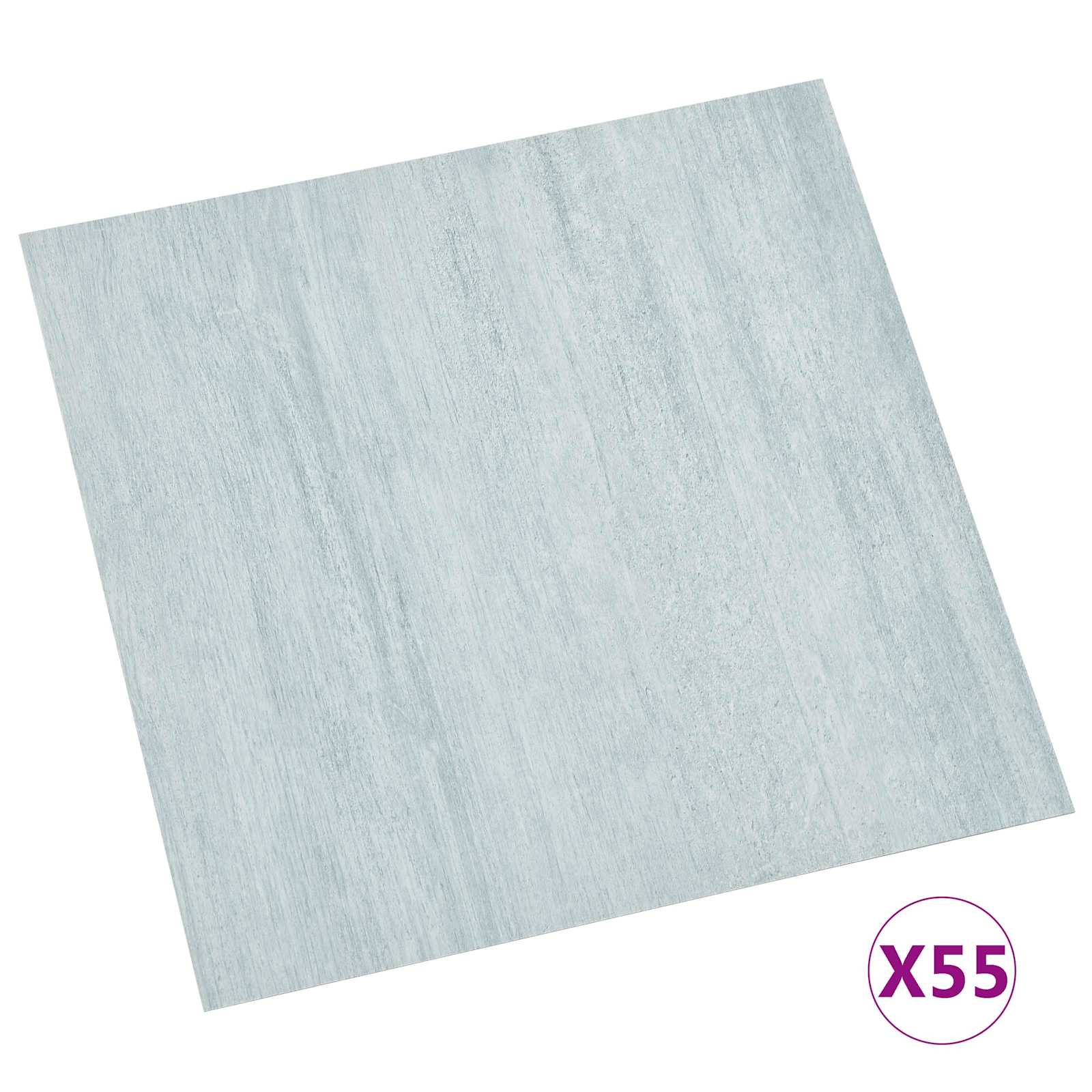 vidaXL Deski podłogowe 55 pcs Zielony 5,11 m² PVC